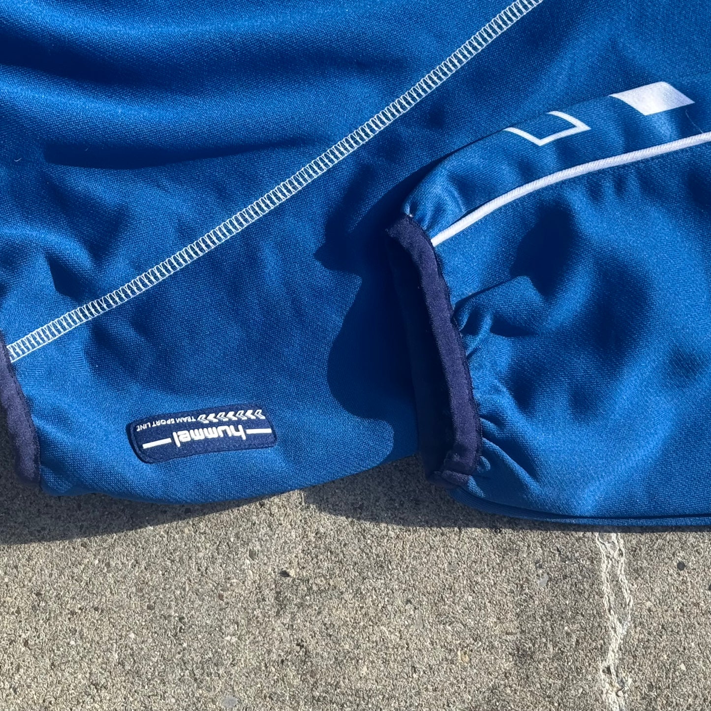 Hummel streetwear blue sports sweatshirt