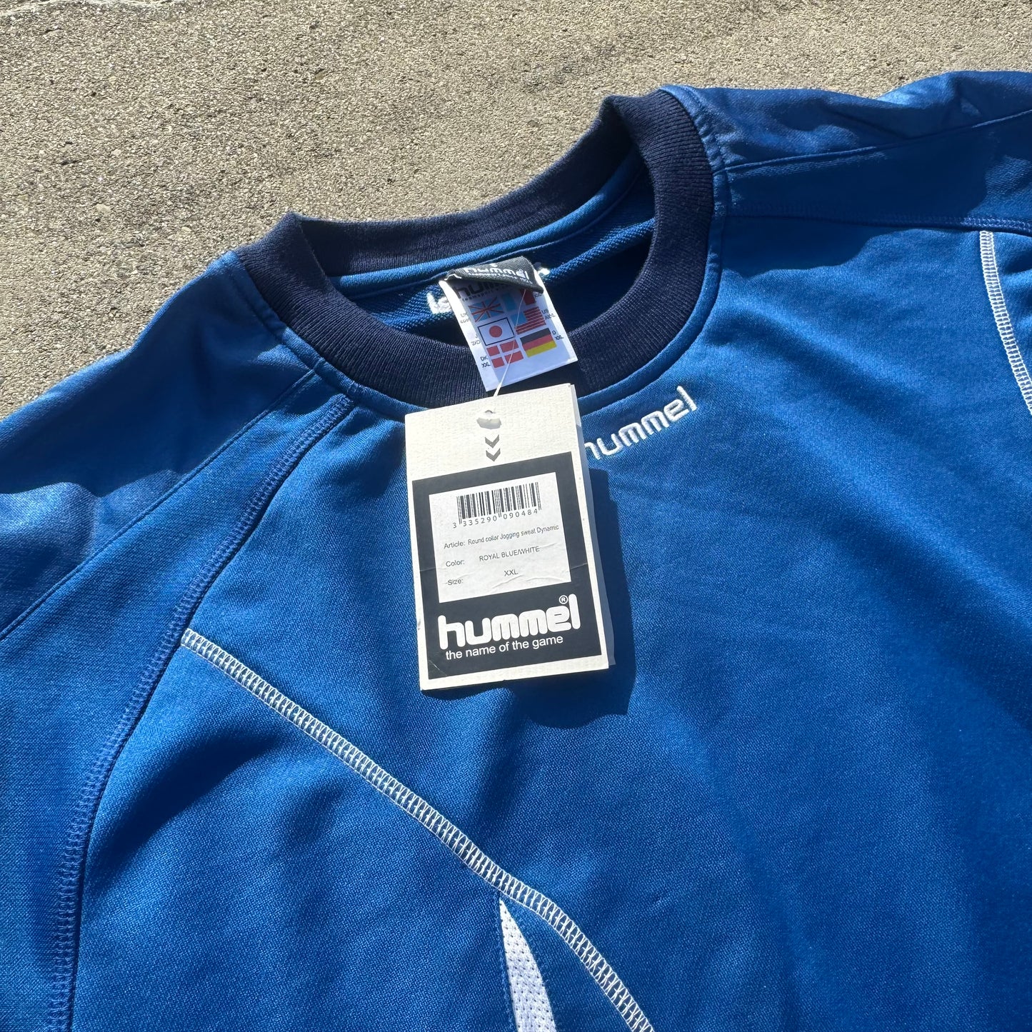 Hummel streetwear blue sports sweatshirt