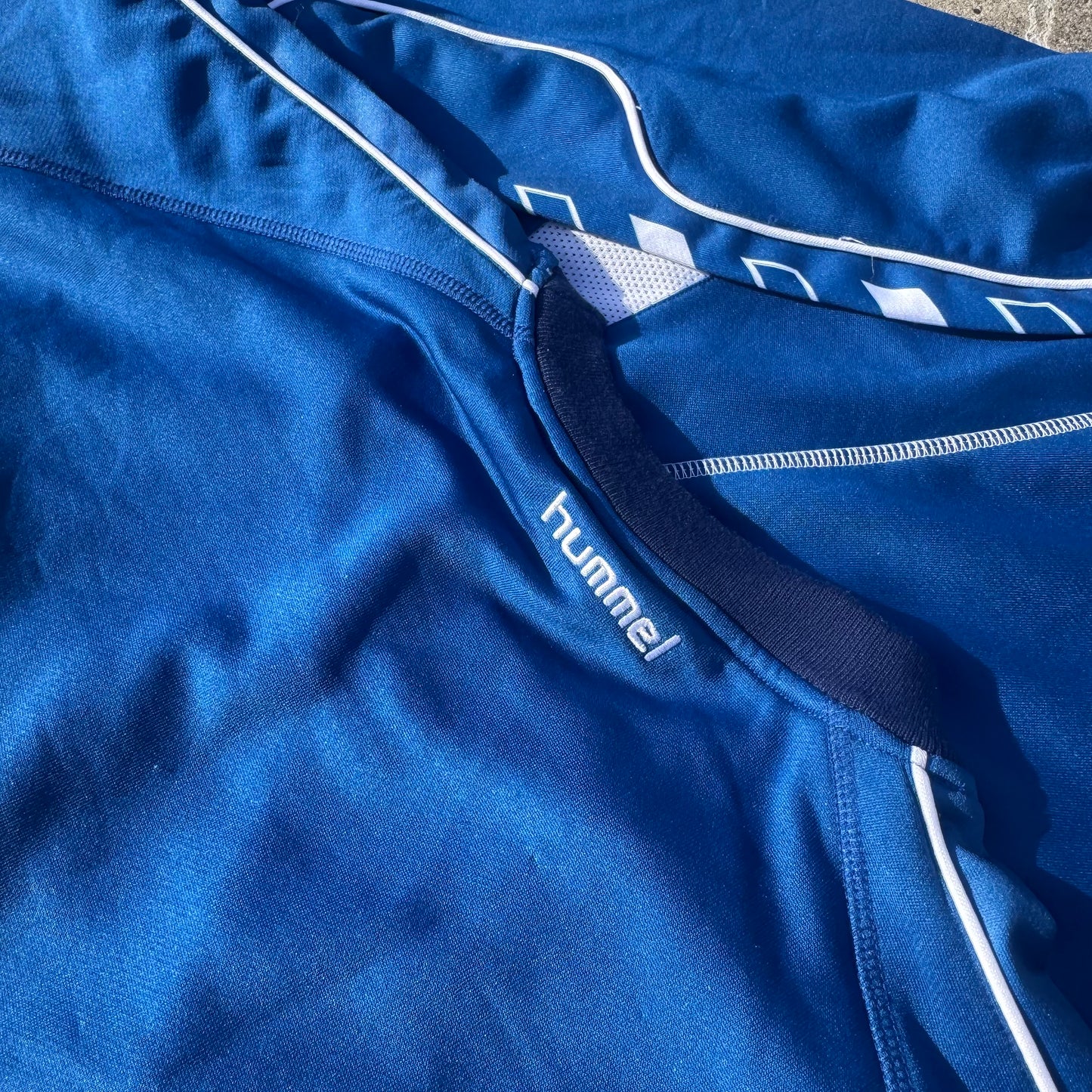 Hummel streetwear blue sports sweatshirt