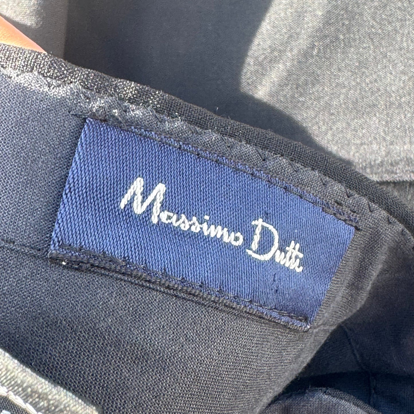Massimo Dutti vintage black wool dress pants