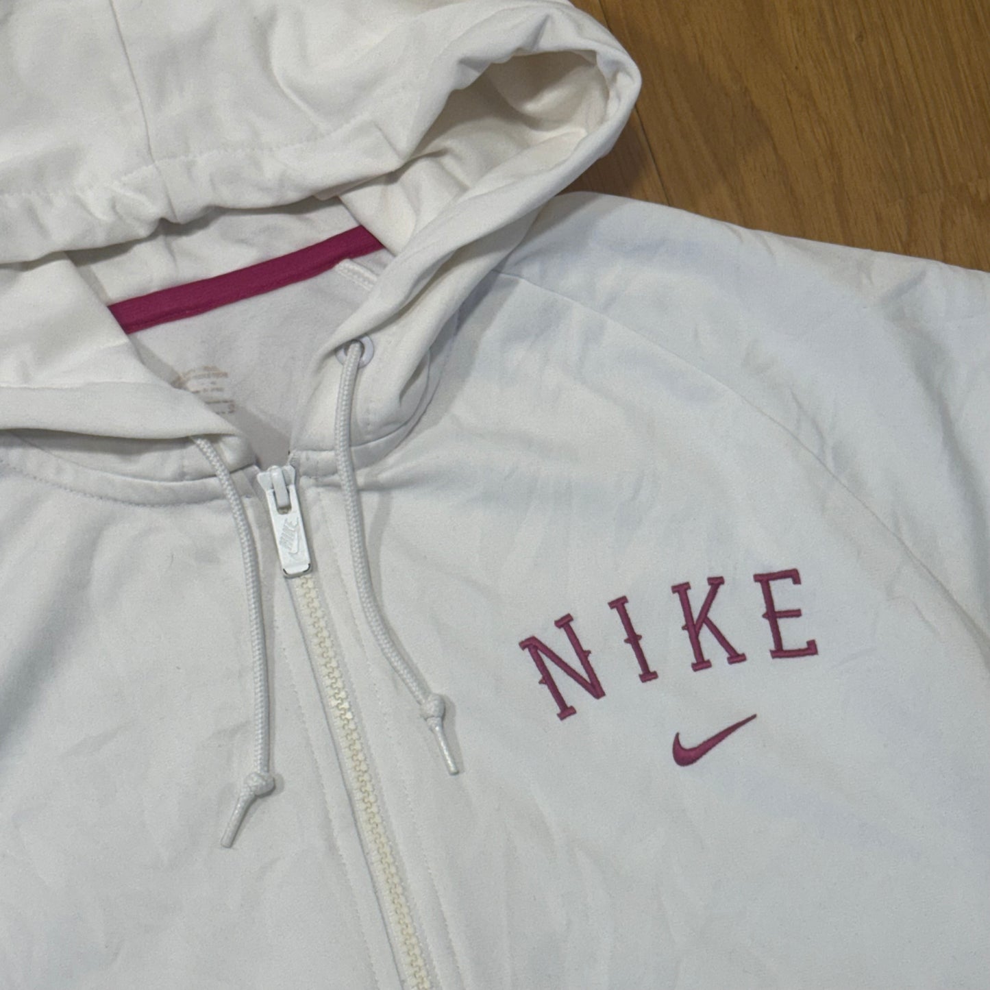 Nike y2k white streetwear track jacket