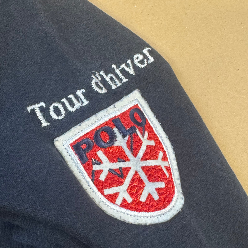 Detailansicht: Sourced limited accessories and clothes La Martina Verbier Swiss polo vintage quarter-zip – Logo, Nähte oder Material
