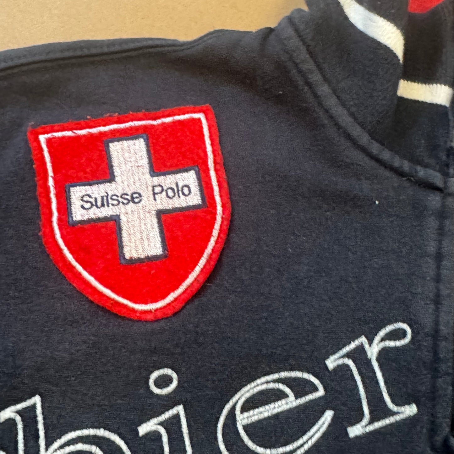 La Martina Verbier Swiss polo vintage quarter-zip