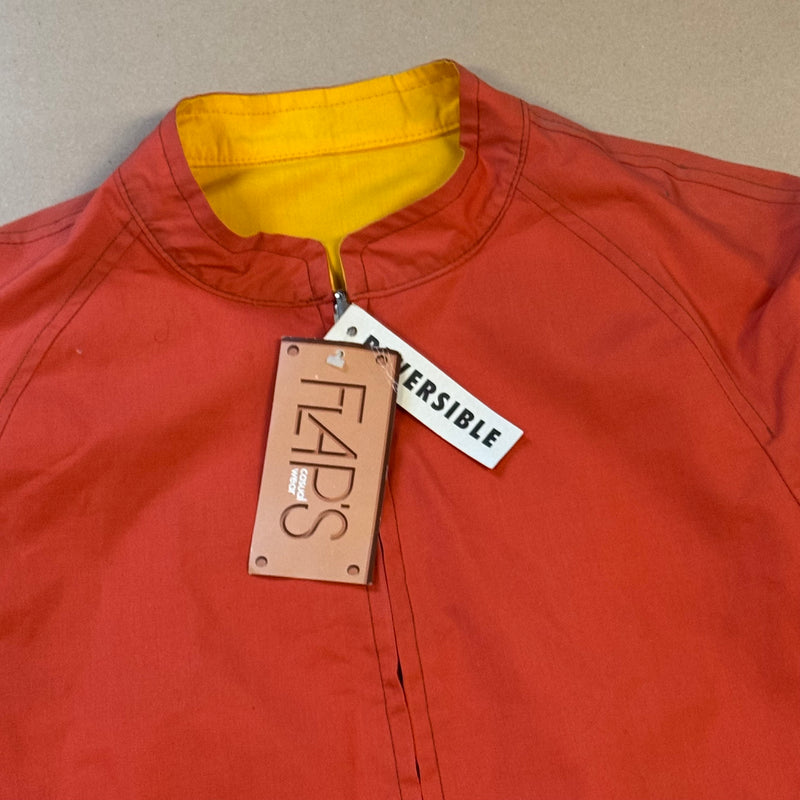 Detailansicht: Sourced limited accessories and clothes Original vintage 80s Flaps reversible jacket – Logo, Nähte oder Material
