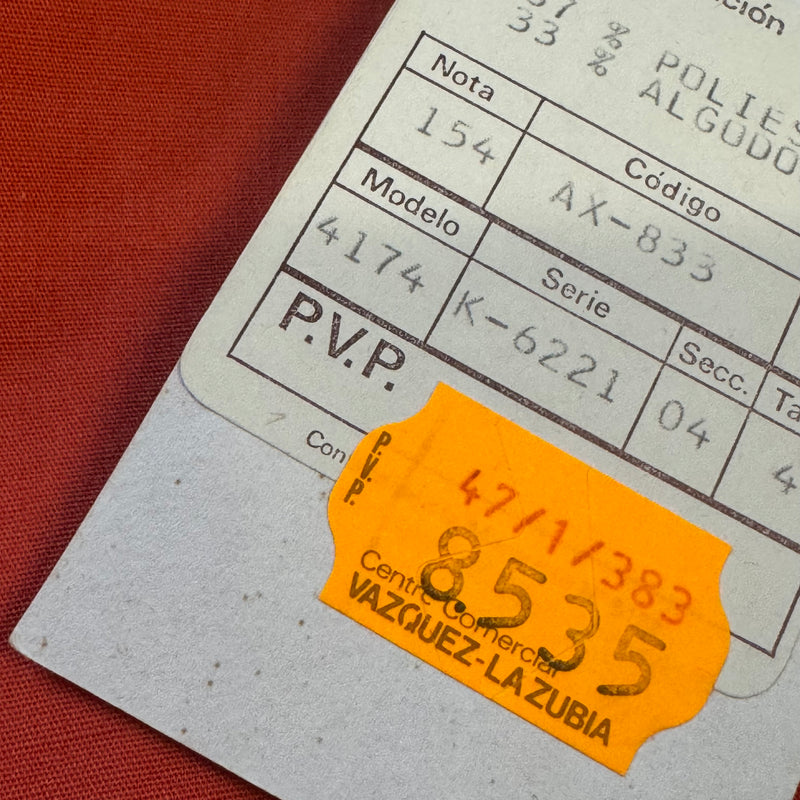 Detailansicht: Sourced limited accessories and clothes Original vintage 80s Flaps reversible jacket – Logo, Nähte oder Material