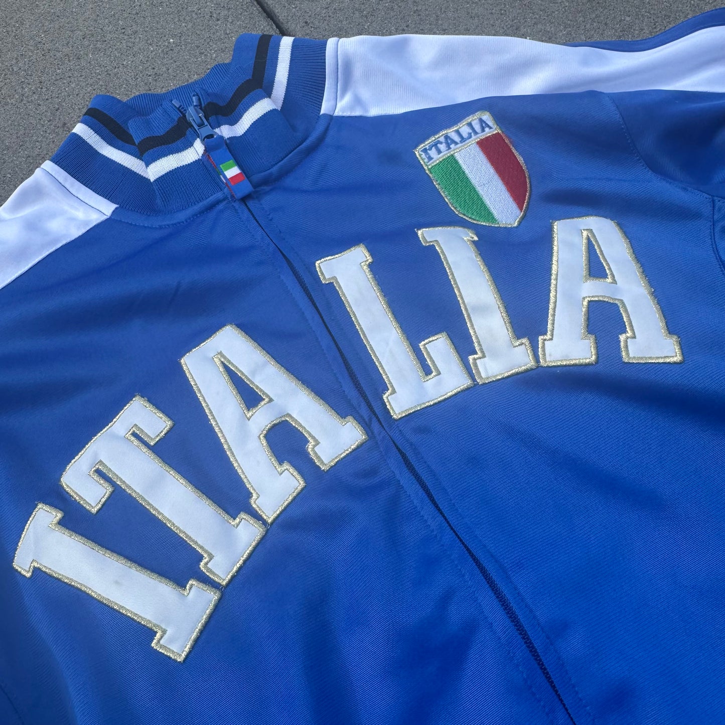 Italia streetwear blue track set