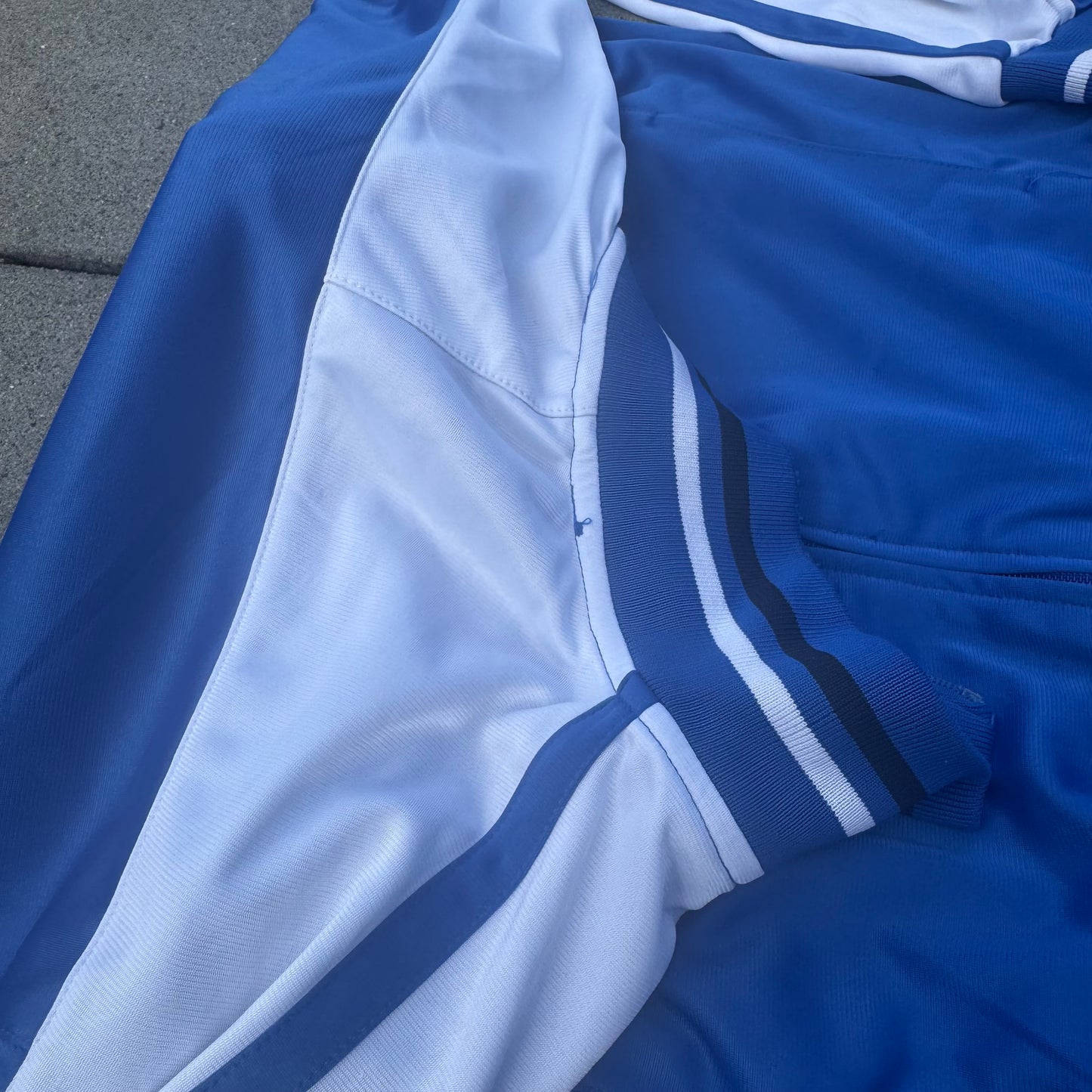 Italia streetwear blue track set