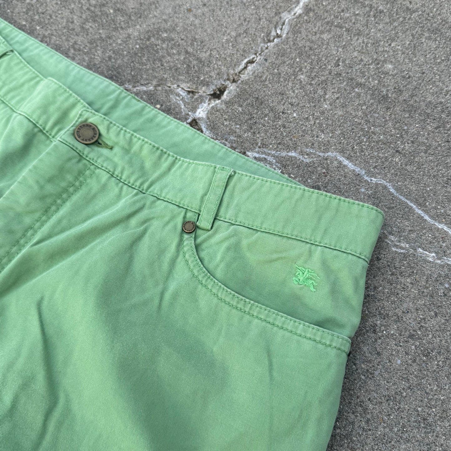 Burberry London classic green summer pants