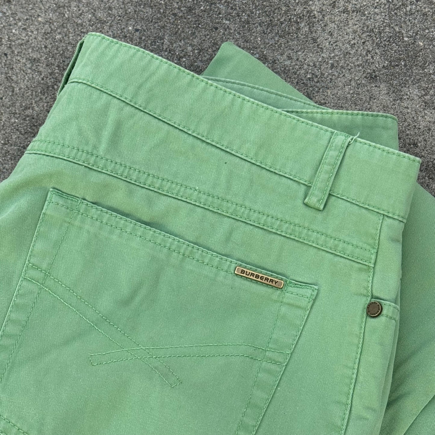 Burberry London classic green summer pants