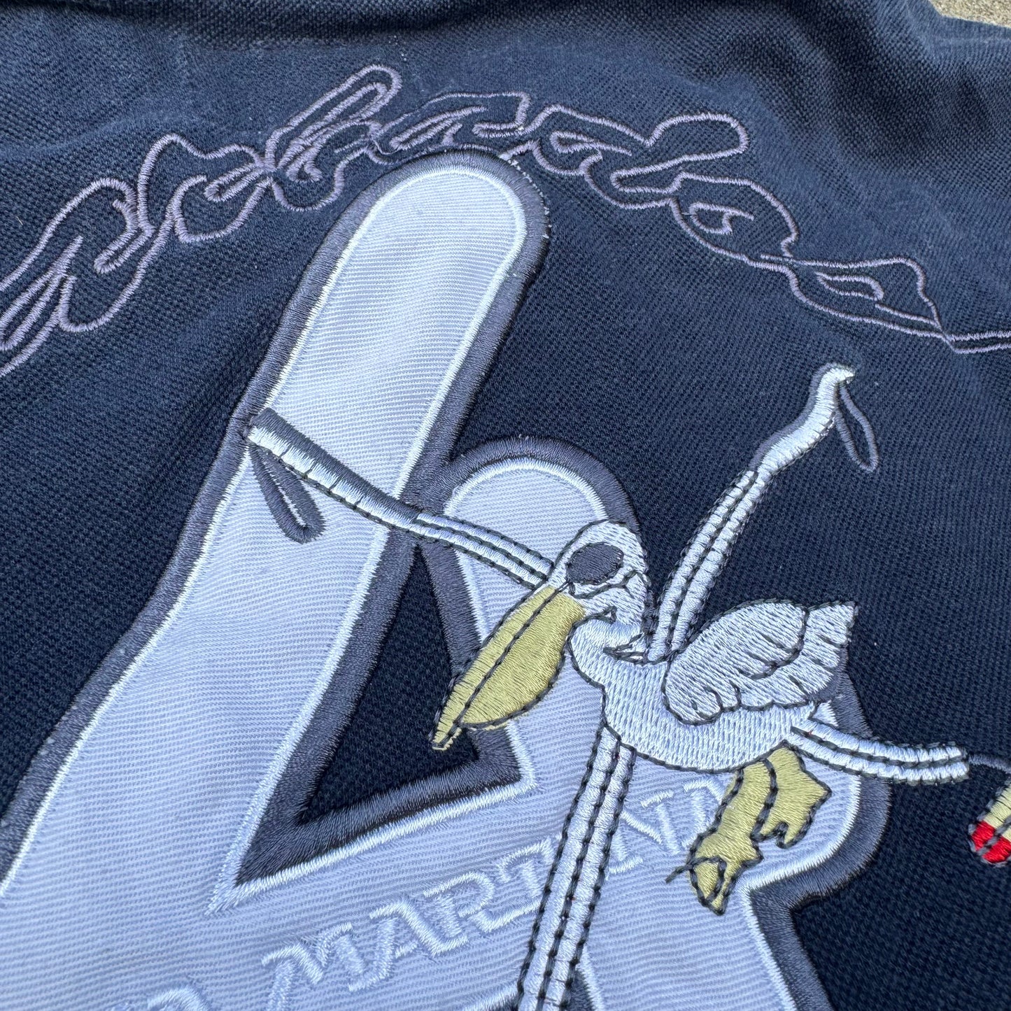 La Martina Pelican longsleeve polo vintage