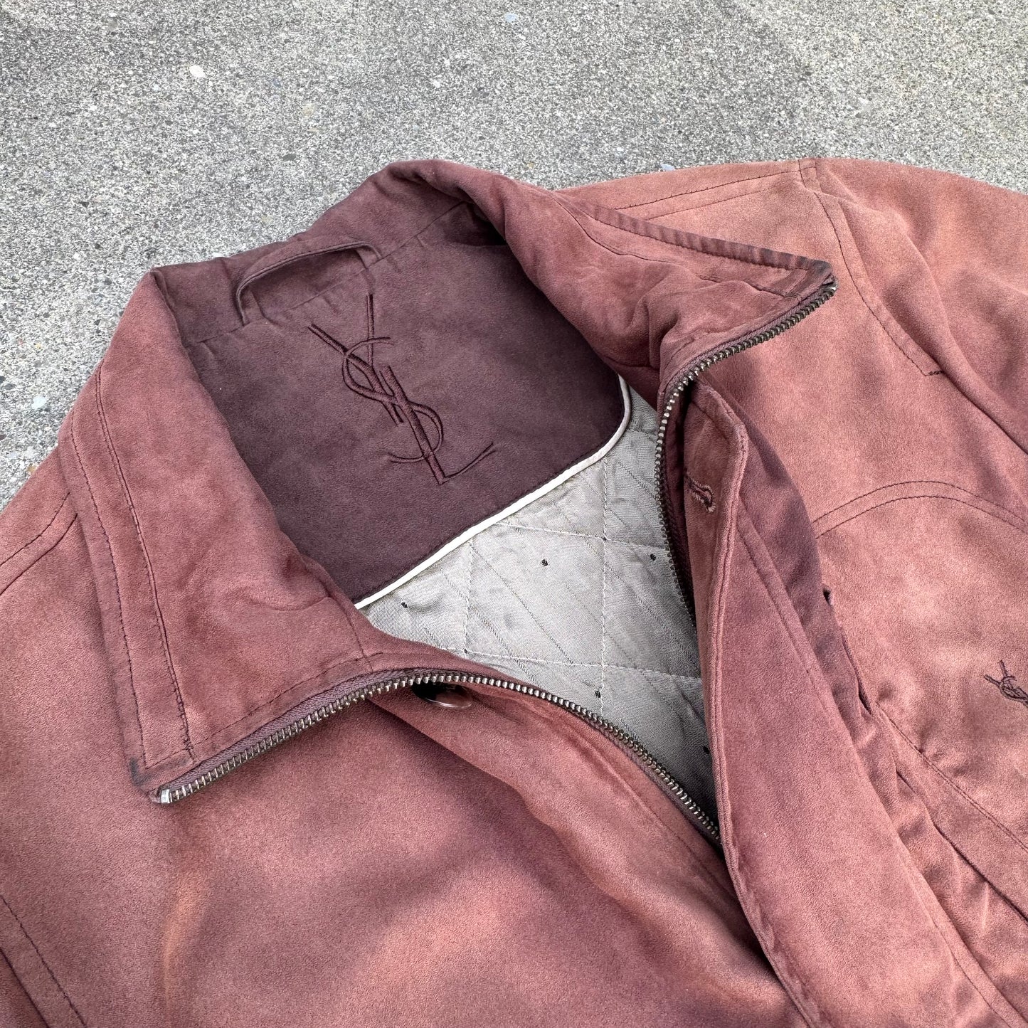 Yves Saint Laurent vintage brown jacket