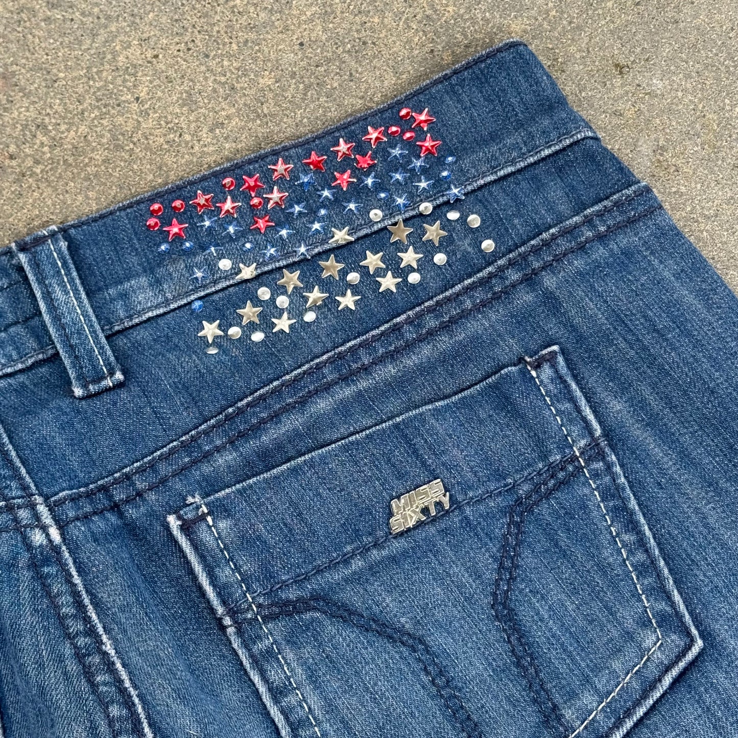 Miss Sixty collection wide leg vintage jeans