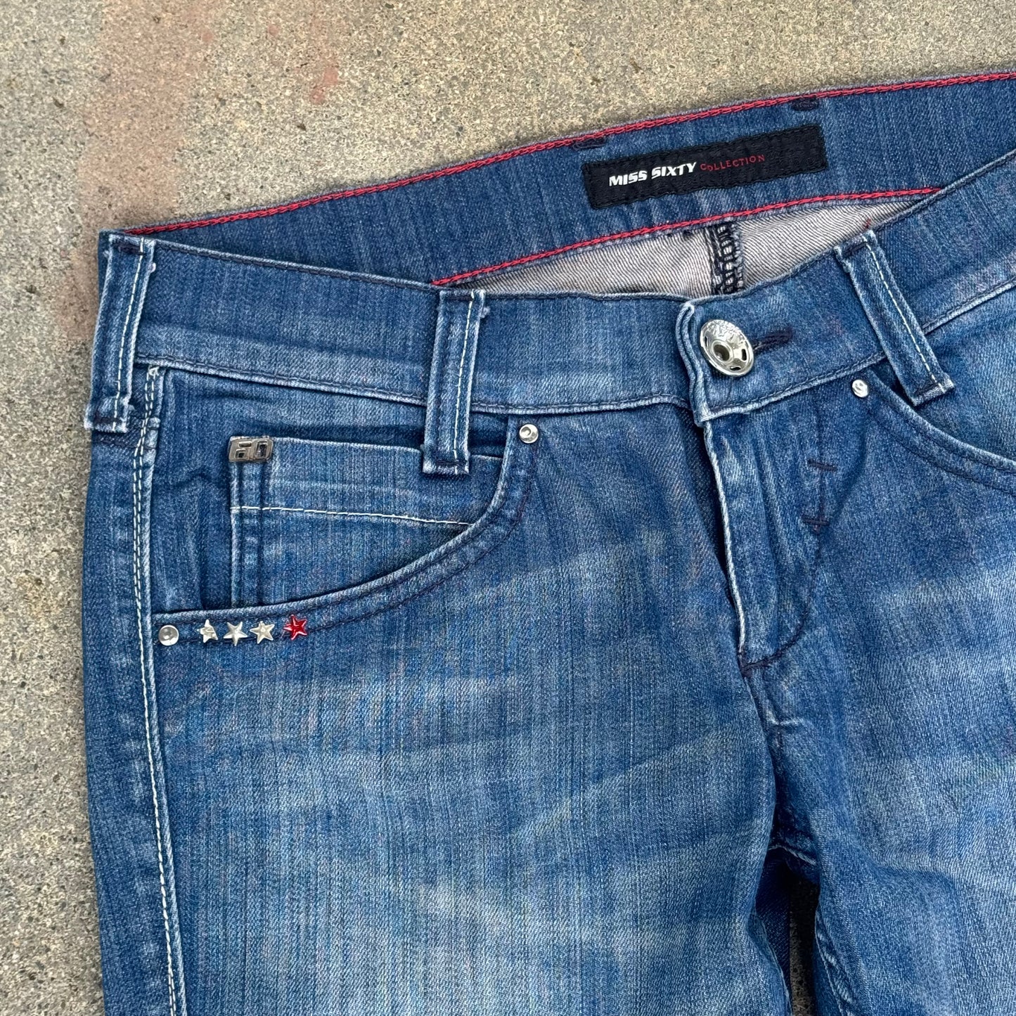 Miss Sixty collection wide leg vintage jeans