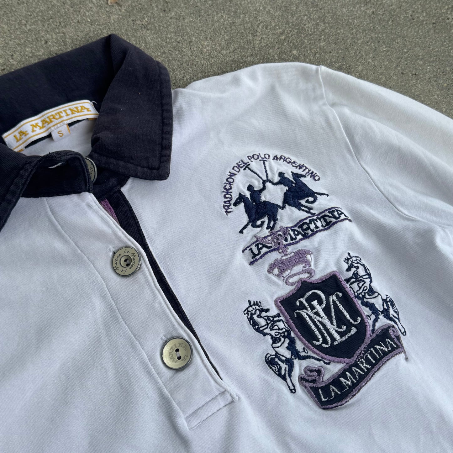La Martina Buenos Aires vintage longsleeve polo