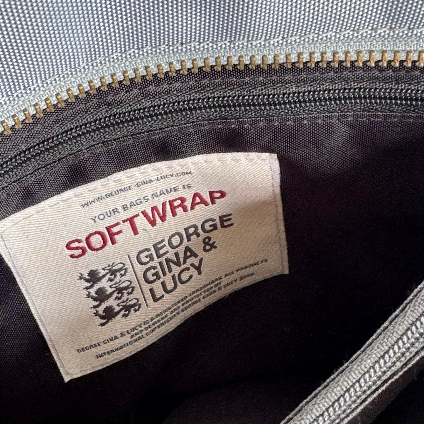 George Gina & Lucy Softwrap blue handbag