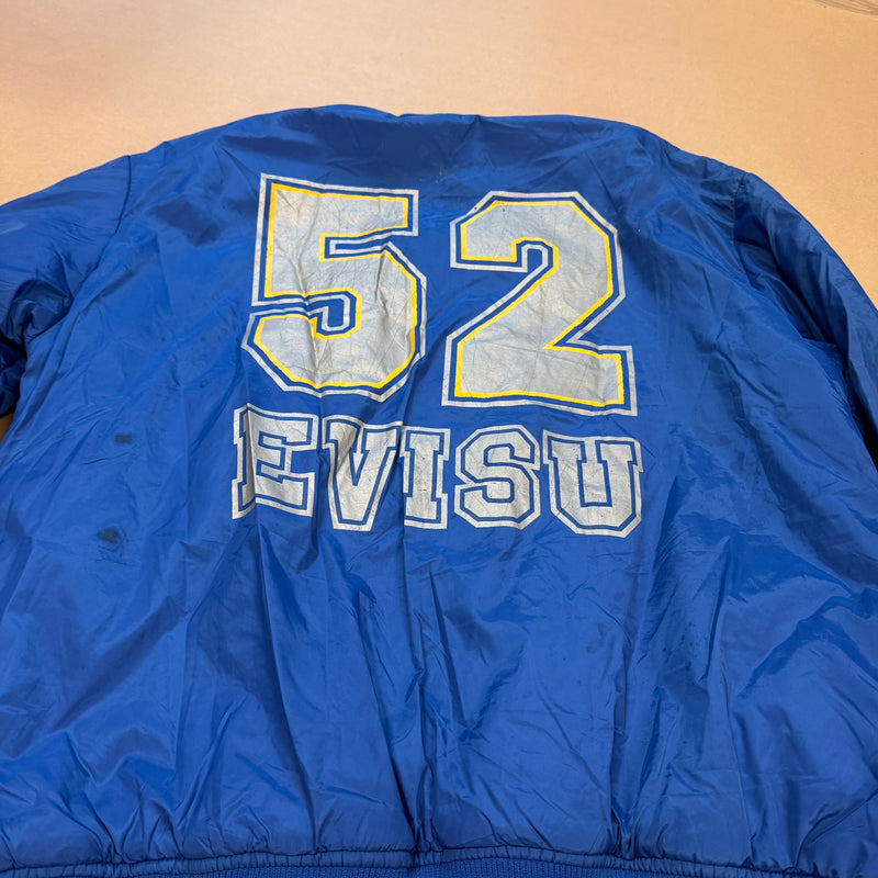 Detailansicht: Sourced limited accessories and clothes Evisu 52 used rain jacket – Logo, Nähte oder Material