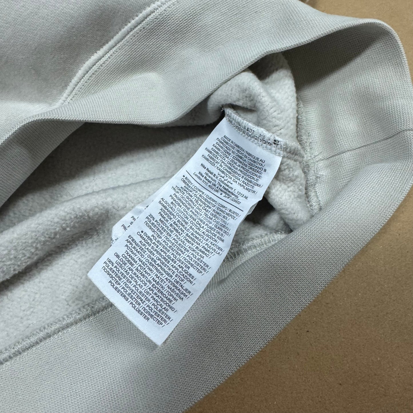 Nike grey streetwear style light hoodie