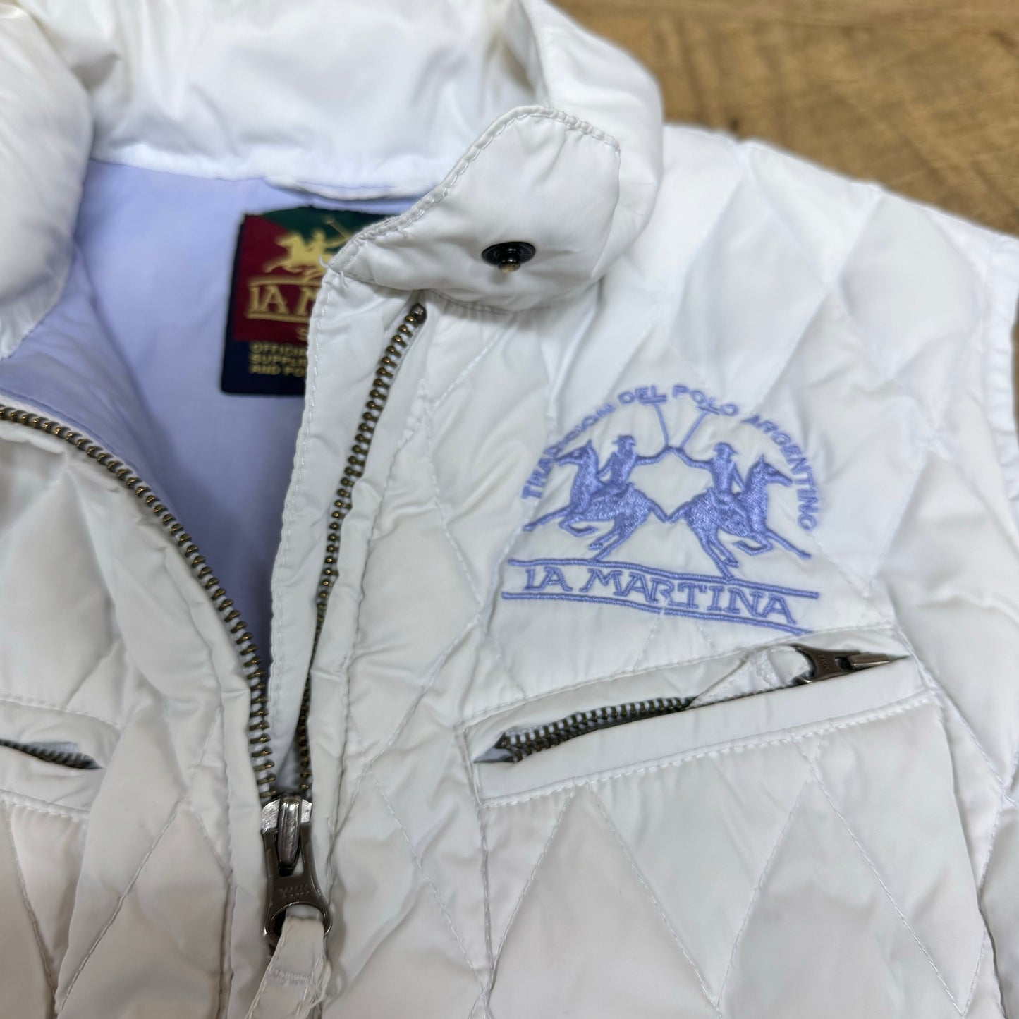La Martina white vest