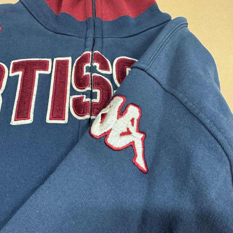 Detailansicht: Sourced limited accessories and clothes Kappa Artissima Italia vintage zip-up – Logo, Nähte oder Material