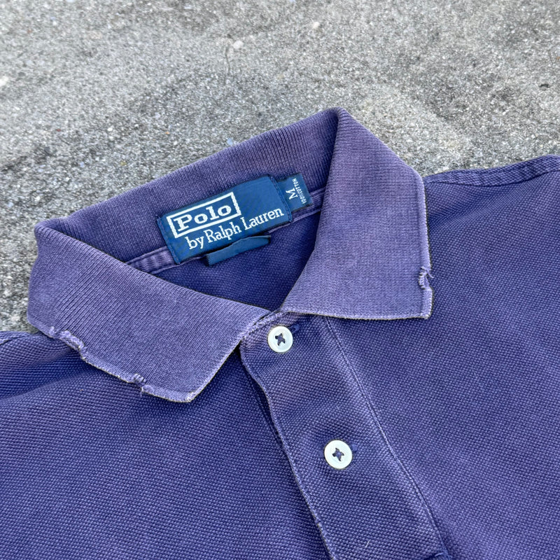 Detailansicht: Sourced limited accessories and clothes Polo Ralph Lauren big pony vintage poloshirt – Logo, Nähte oder Material