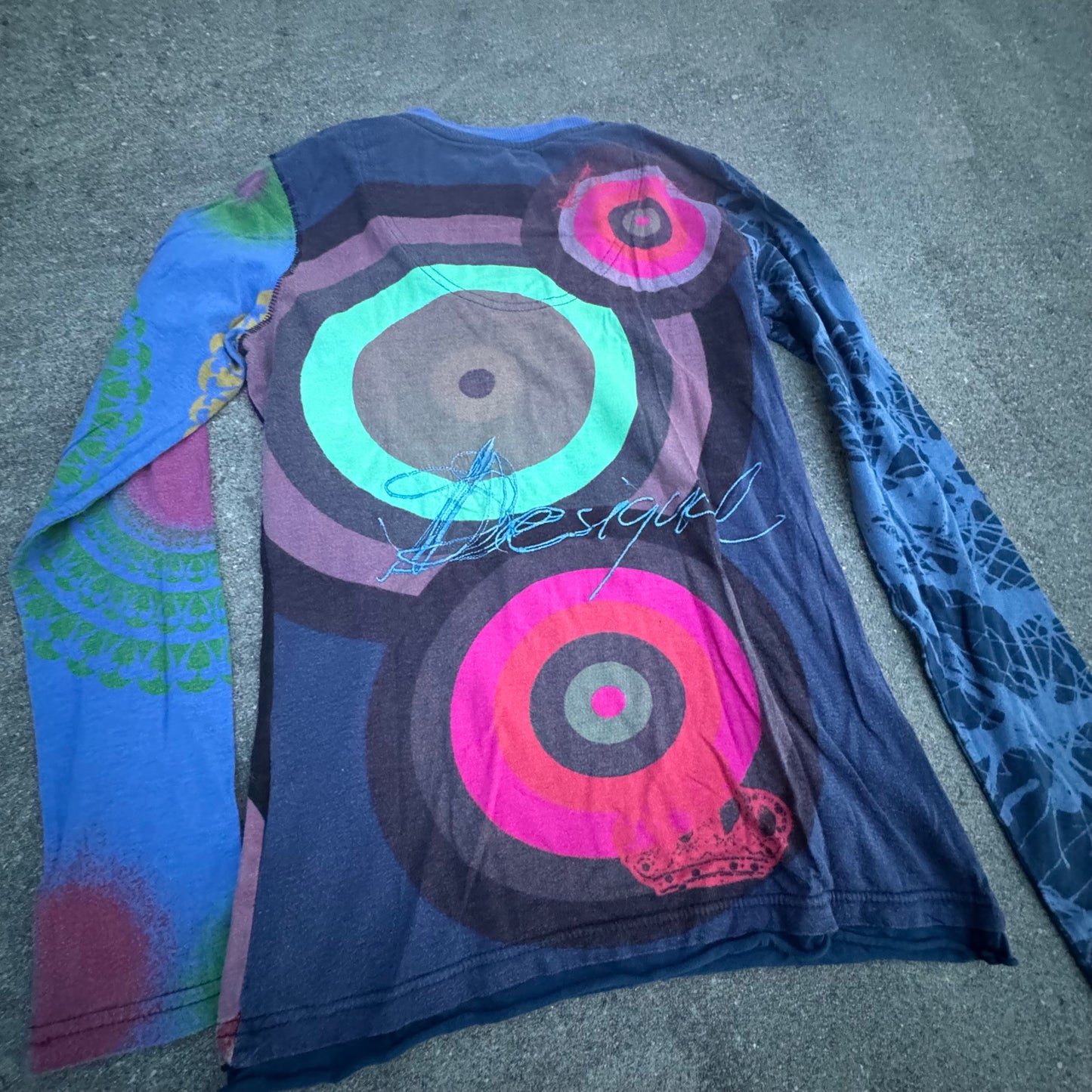 Desigual vintage graphic longsleeve