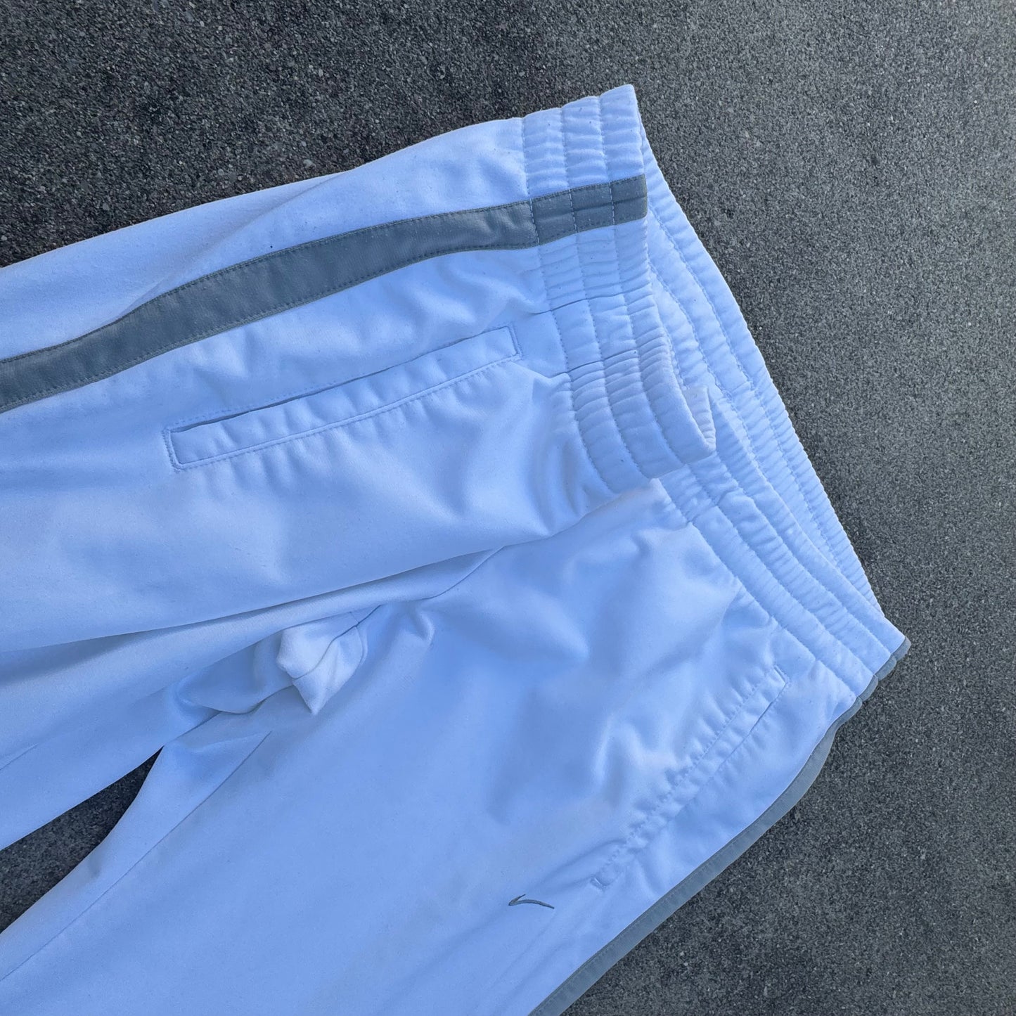 Nike vintage 90s white trackpants