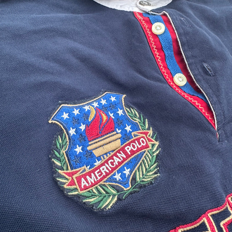 Detailansicht: Sourced limited accessories and clothes La Martina United States Polo Tournament long-sleeve – Logo, Nähte oder Material