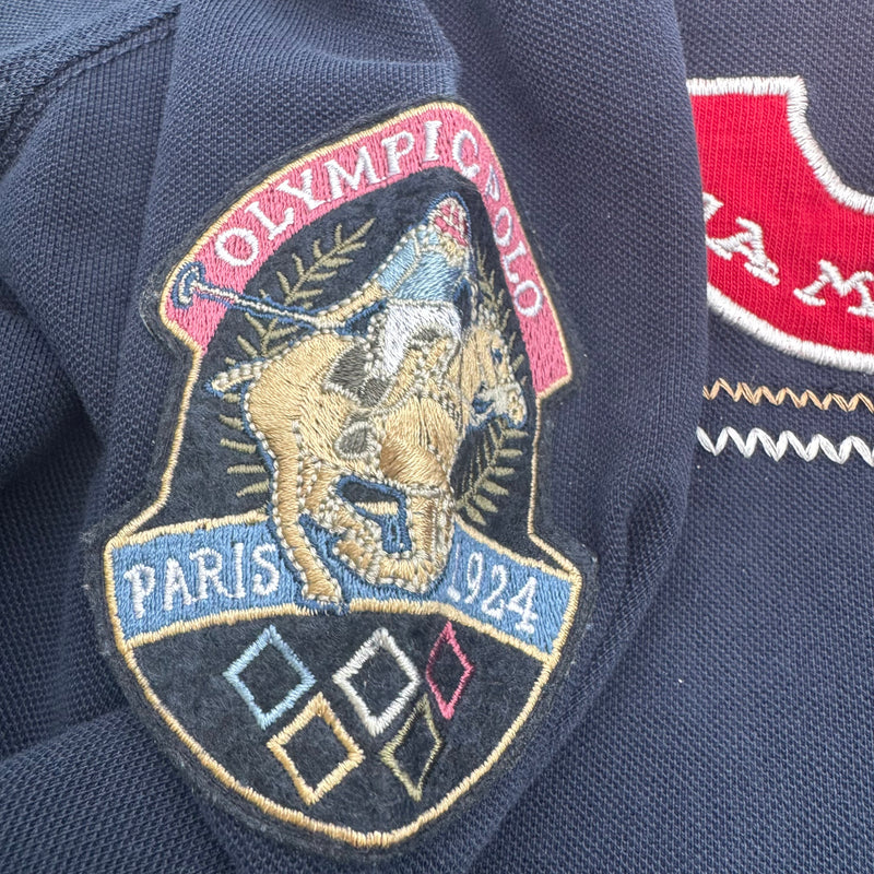 Detailansicht: Sourced limited accessories and clothes La Martina United States Polo Tournament long-sleeve – Logo, Nähte oder Material