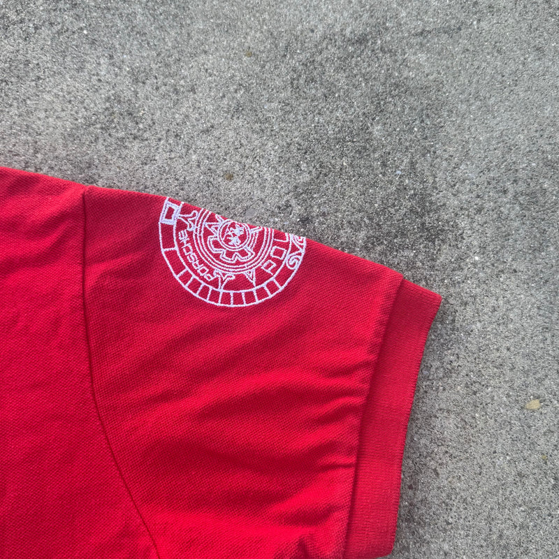 Detailansicht: Sourced limited accessories and clothes La Martina Porsche 2014 streetwear polo – Logo, Nähte oder Material
