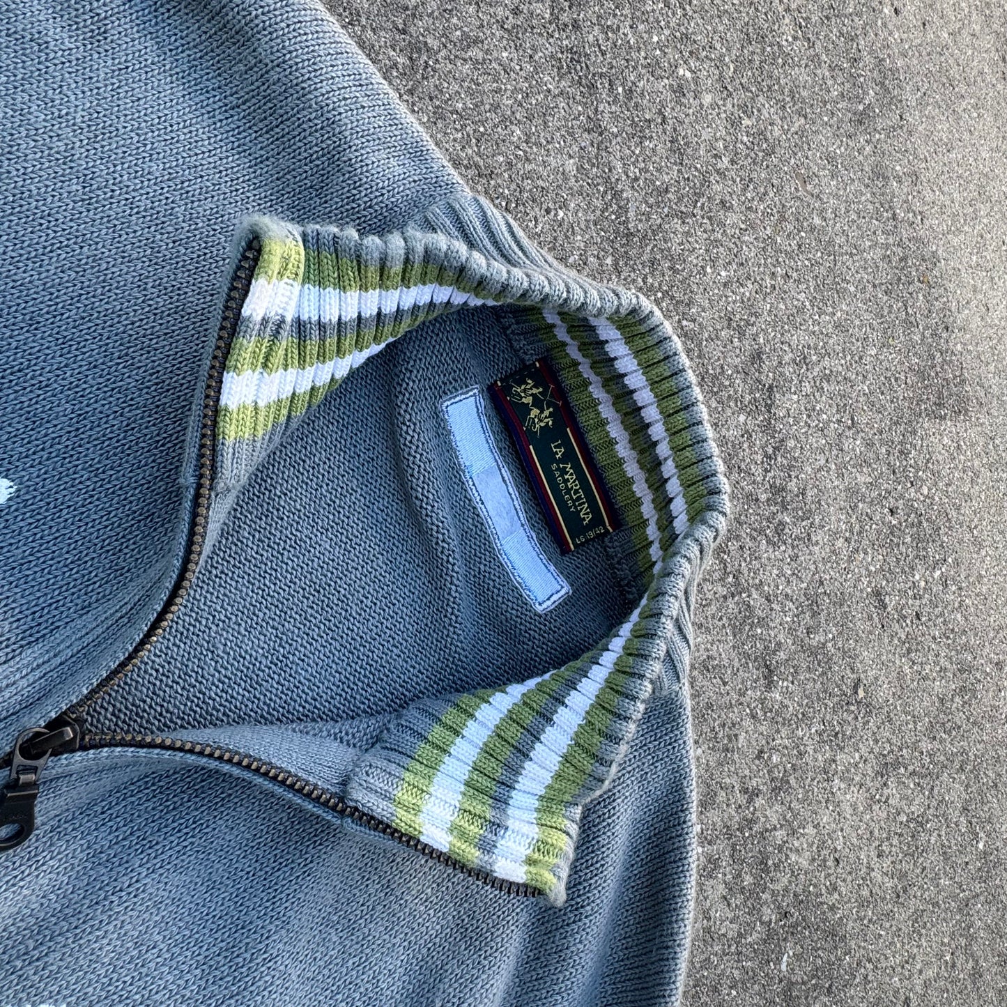 La Martina Argentina vintage knitted jacket