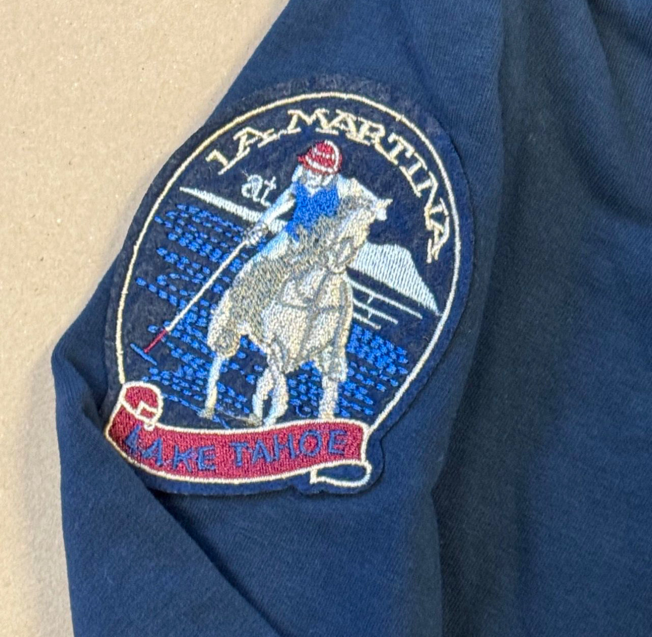 La Martina No. 3 Patagonian sweatshirt with a quarter zip