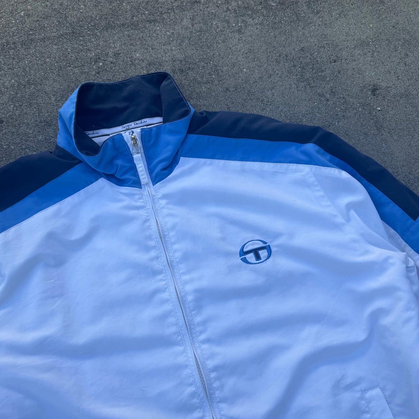 Sergio Tacchini vintage white track jacket