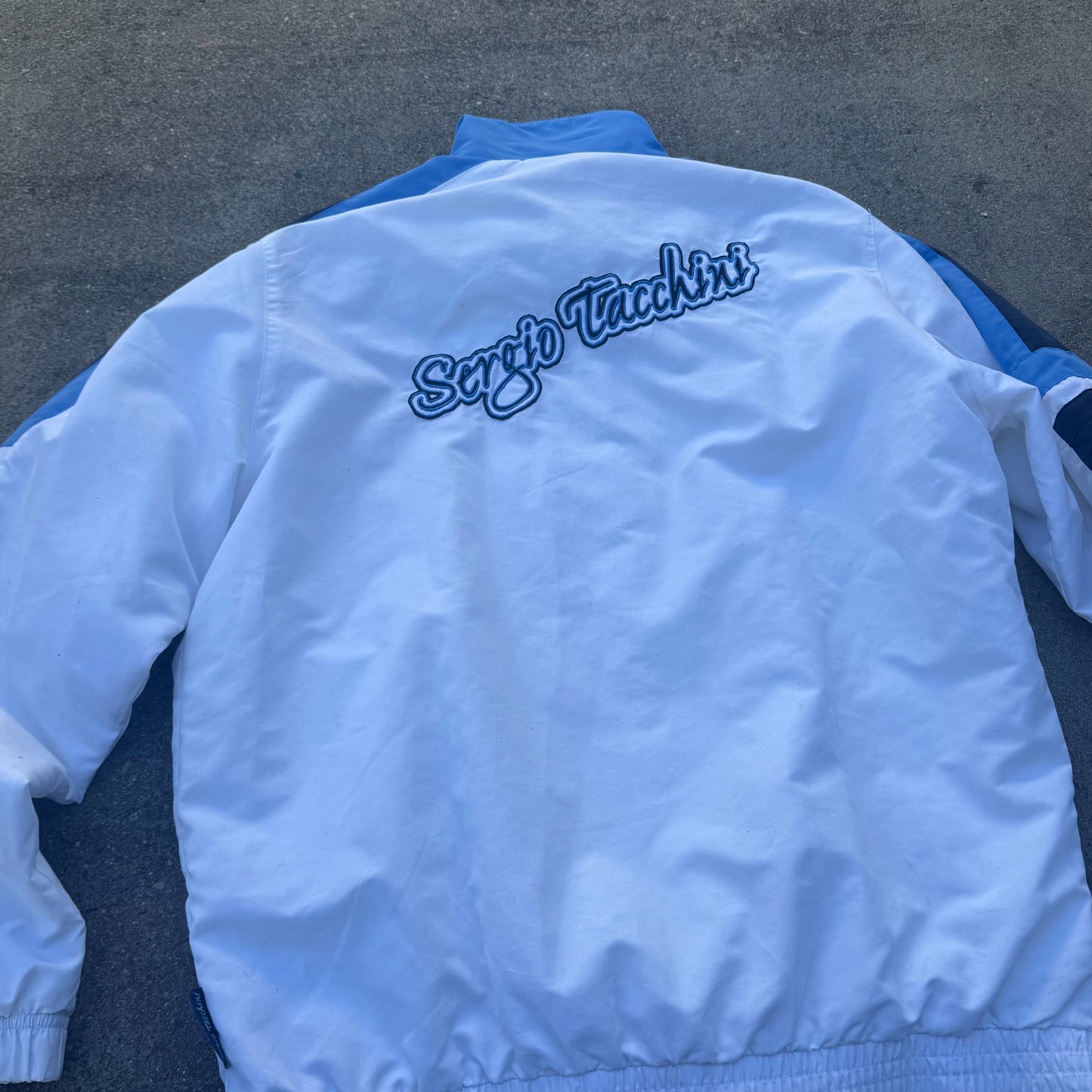 Sergio Tacchini vintage white track jacket