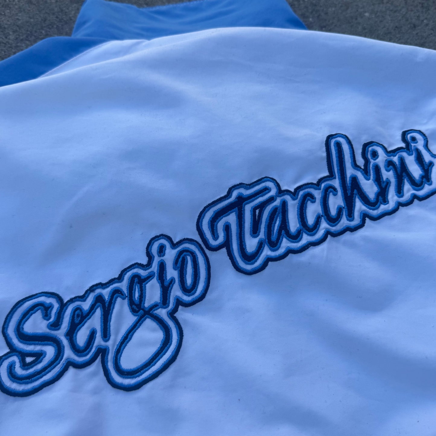 Sergio Tacchini vintage white track jacket