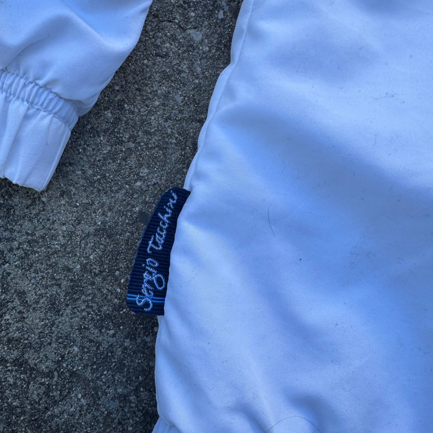 Sergio Tacchini vintage white track jacket