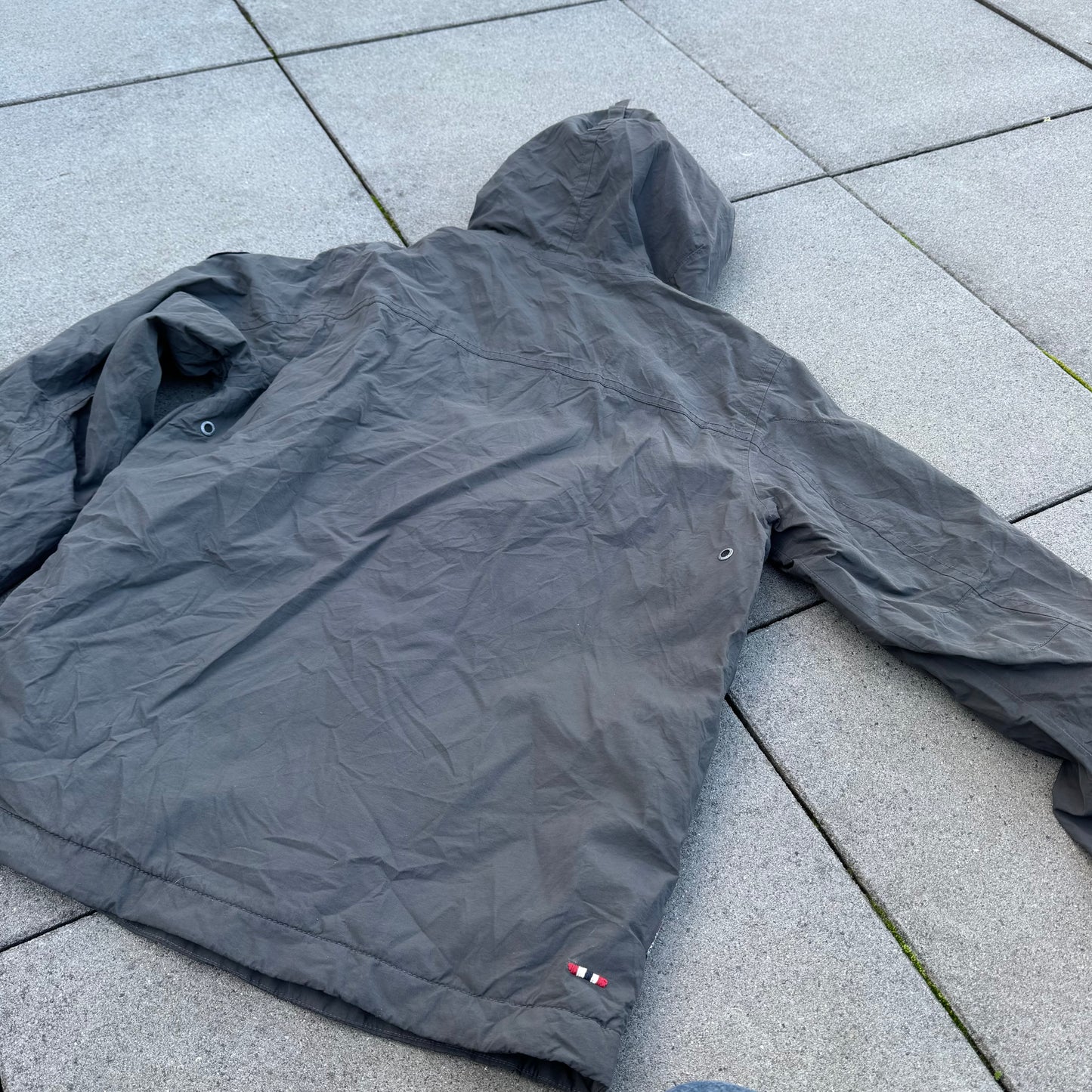 Napapijri grey quarter zip jacket