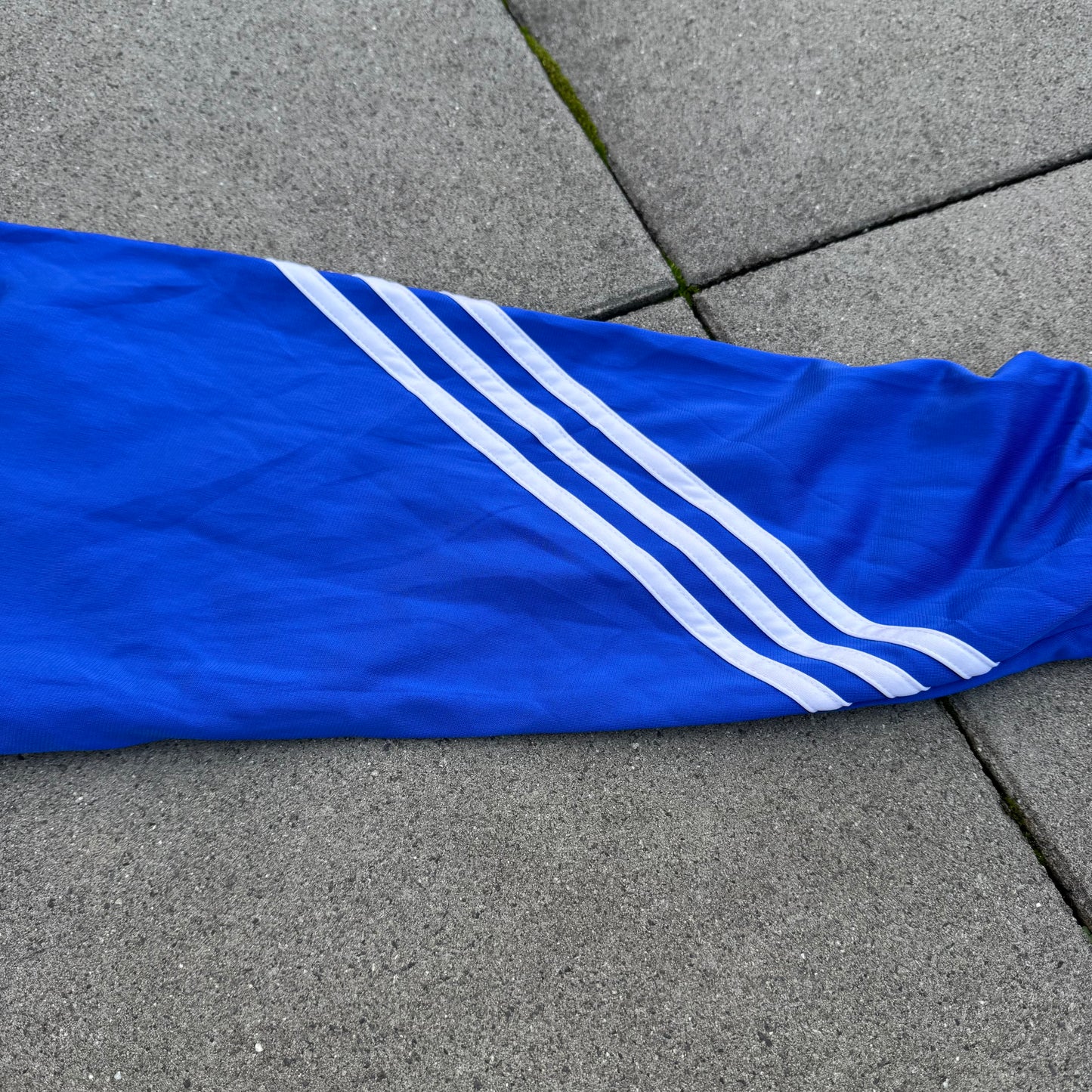 Adidas vintage blue track jacket
