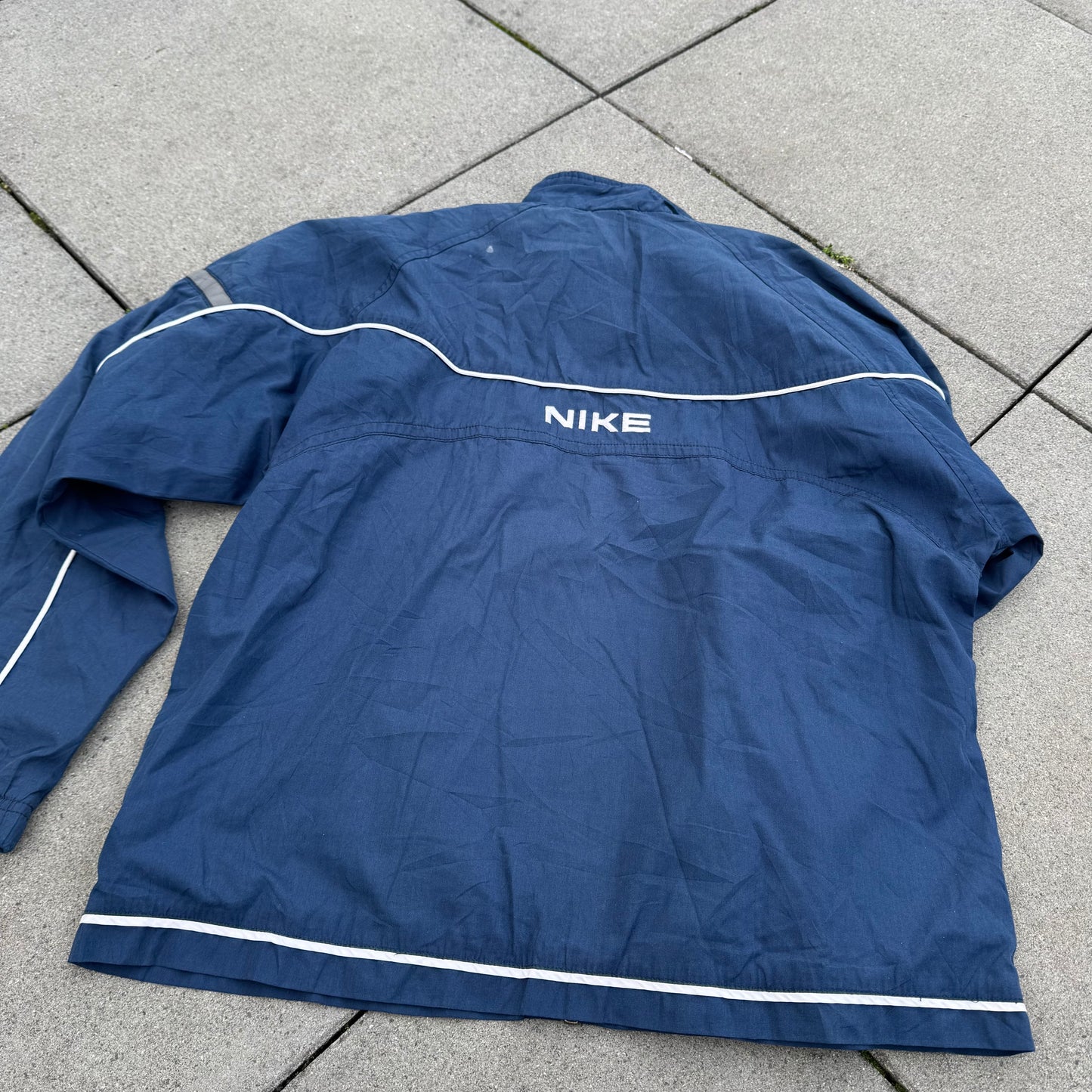 Nike 80s vintage blue track jacket
