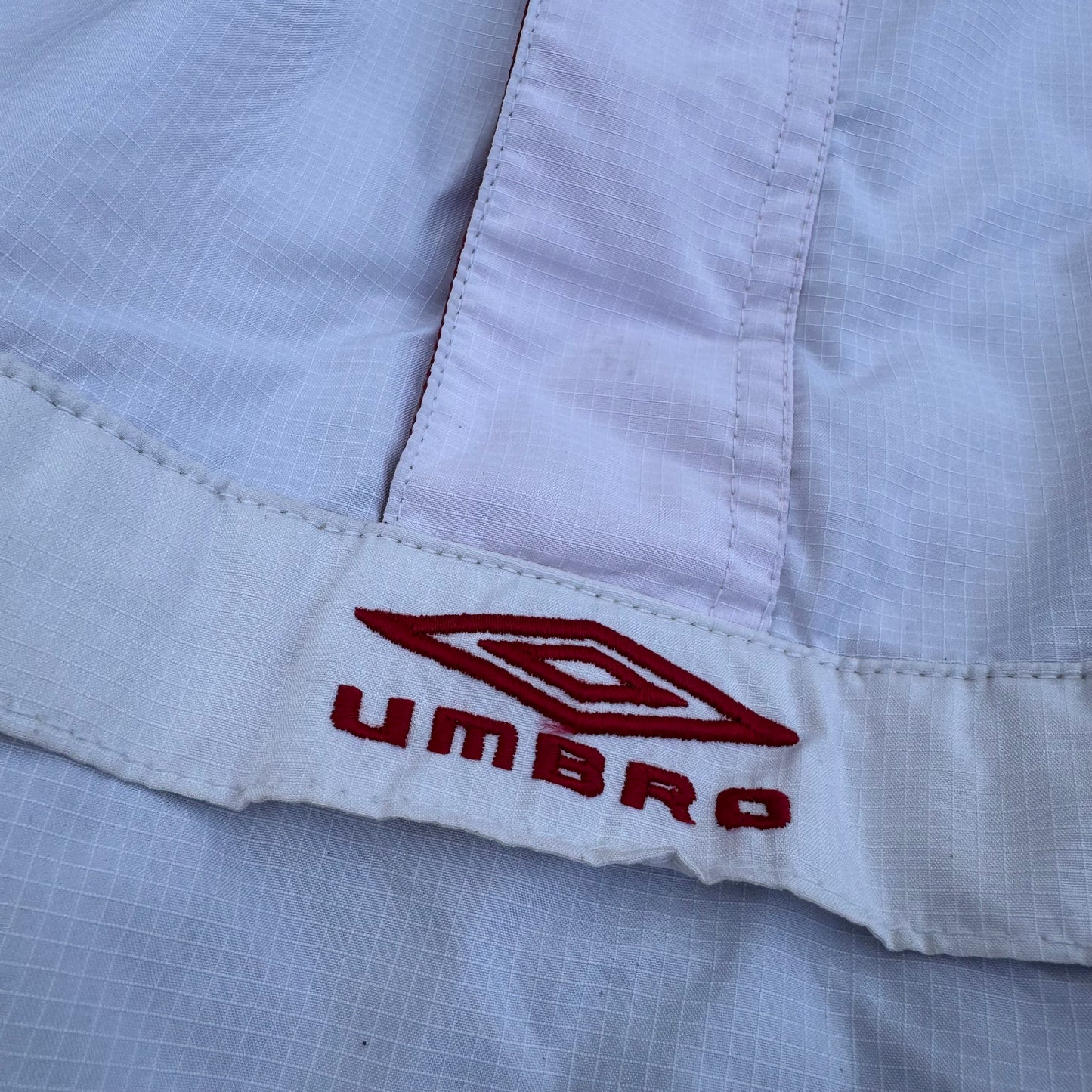 Umbro white streetwear-style winter jacket
