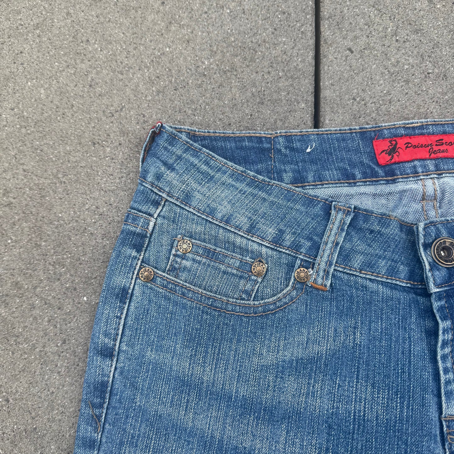 Poison Scorpion y2k wide leg jeans