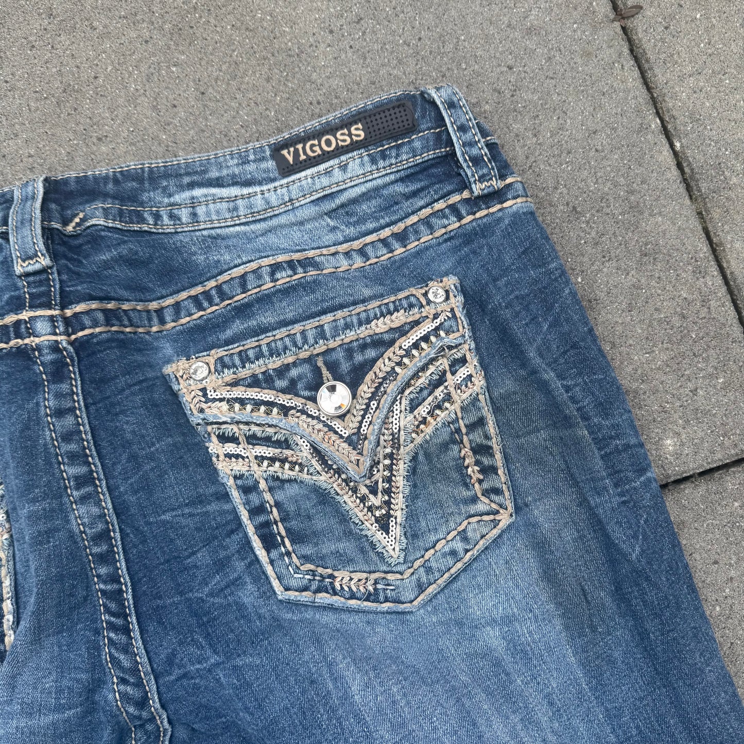 Vigoss y2k Dallas boot cut vintage jeans