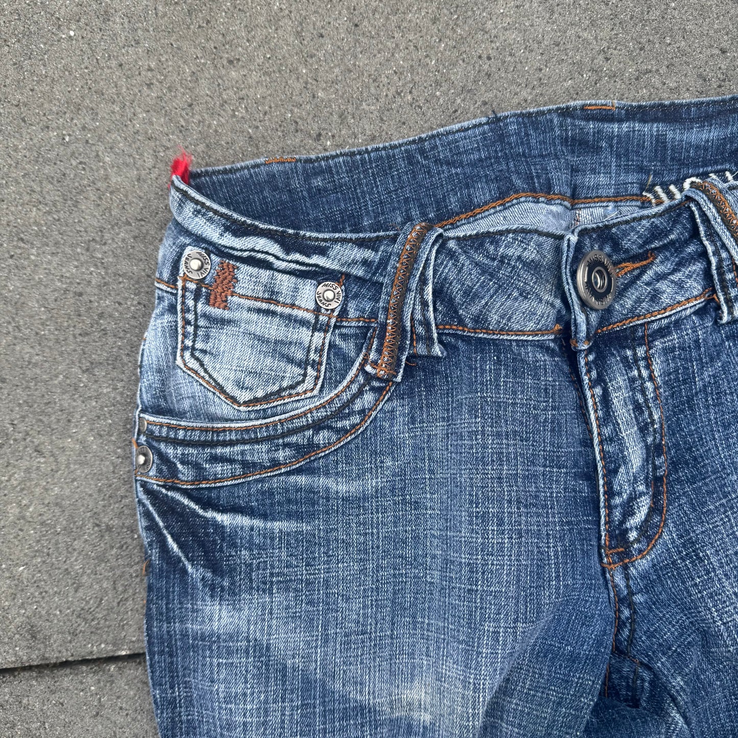 Miss Vivi Japanese y2k bootcut jeans