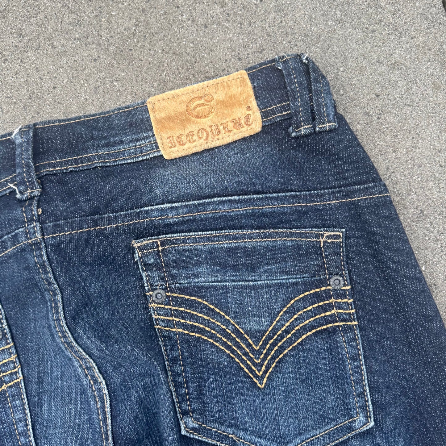 Ice O Blue y2k wide leg vintage jeans