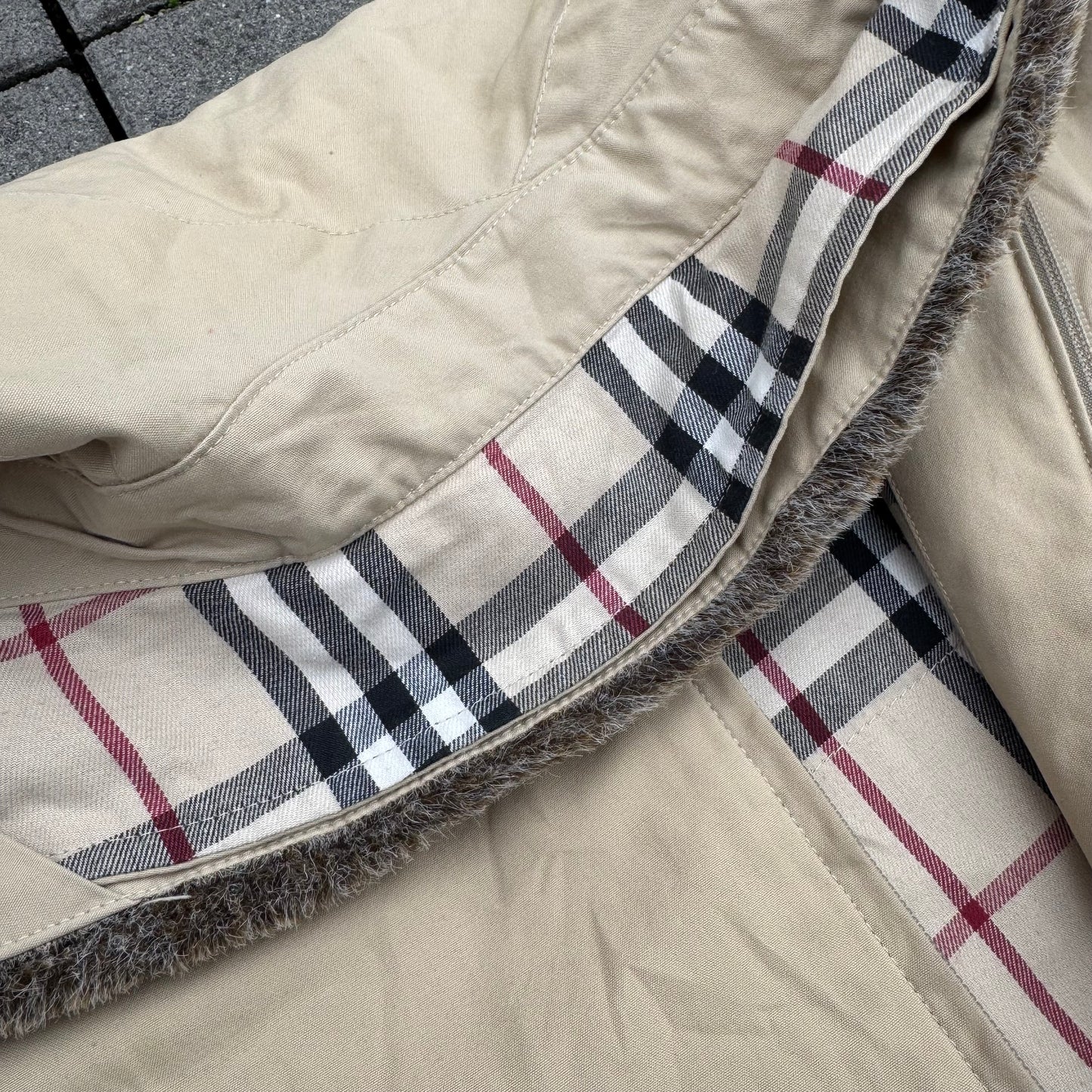 Burberry London vintage lambswool coat