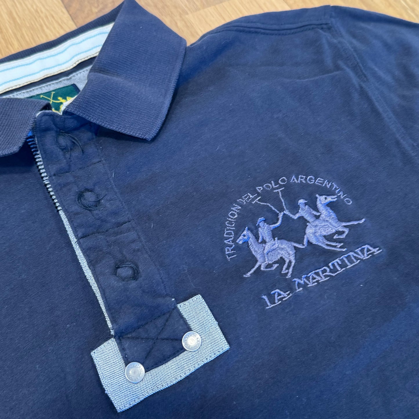La Martina Saddlery vintage poloshirt