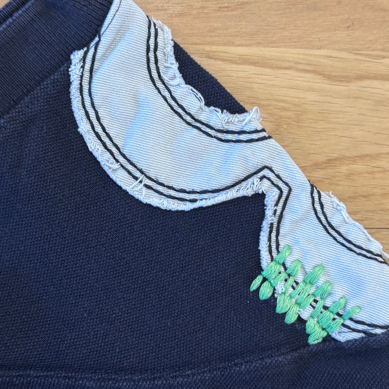 Detailansicht: Sourced limited accessories and clothes La Martina vintage embroidered poloshirt – Logo, Nähte oder Material