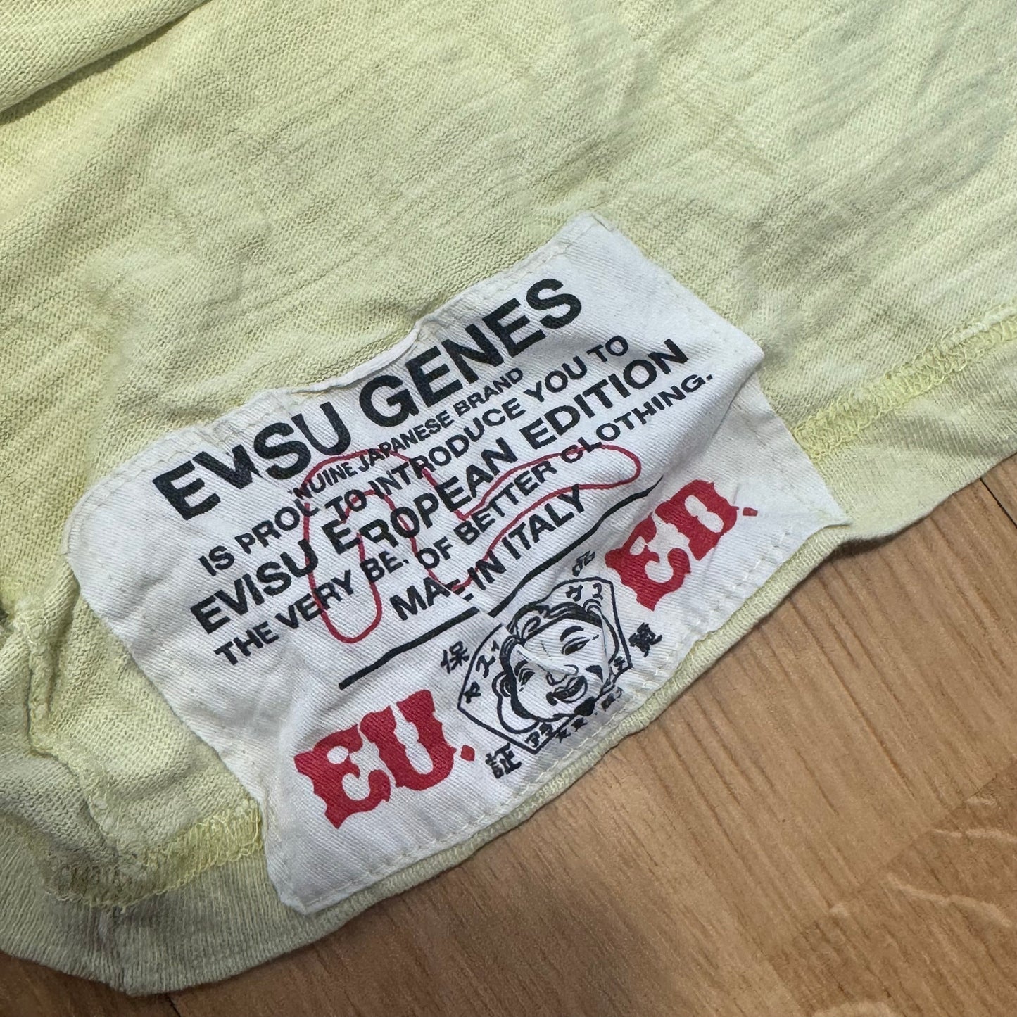 Evisu Genes Japan surfers vintage t-shirt
