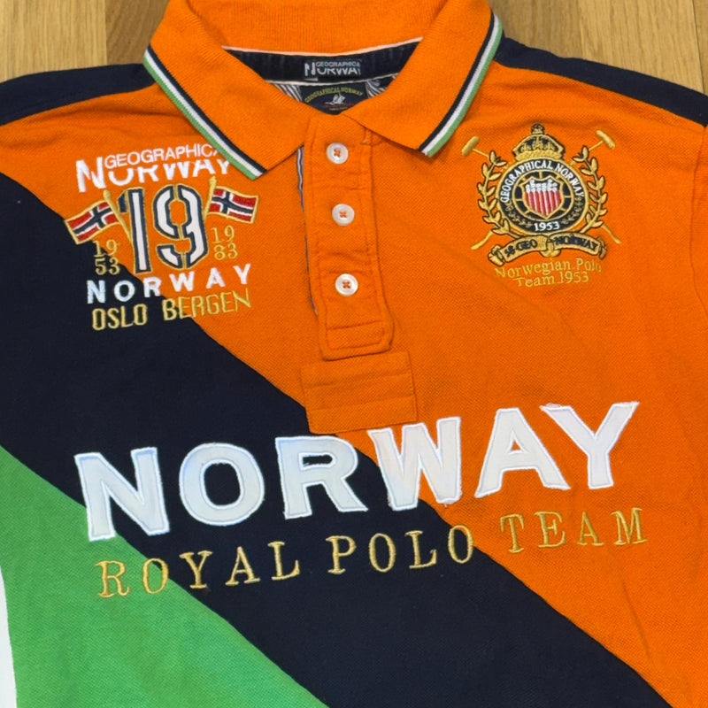 Detailansicht: Sourced limited accessories and clothes Geographical Norway royal polo streetwear – Logo, Nähte oder Material