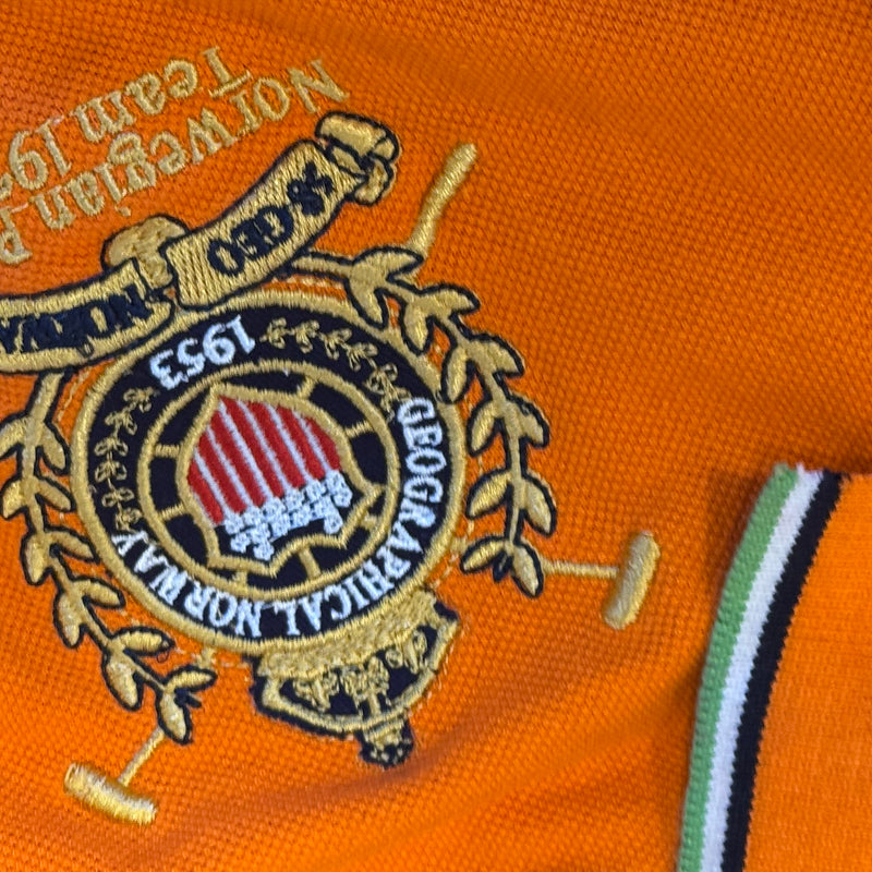 Detailansicht: Sourced limited accessories and clothes Geographical Norway royal polo streetwear – Logo, Nähte oder Material
