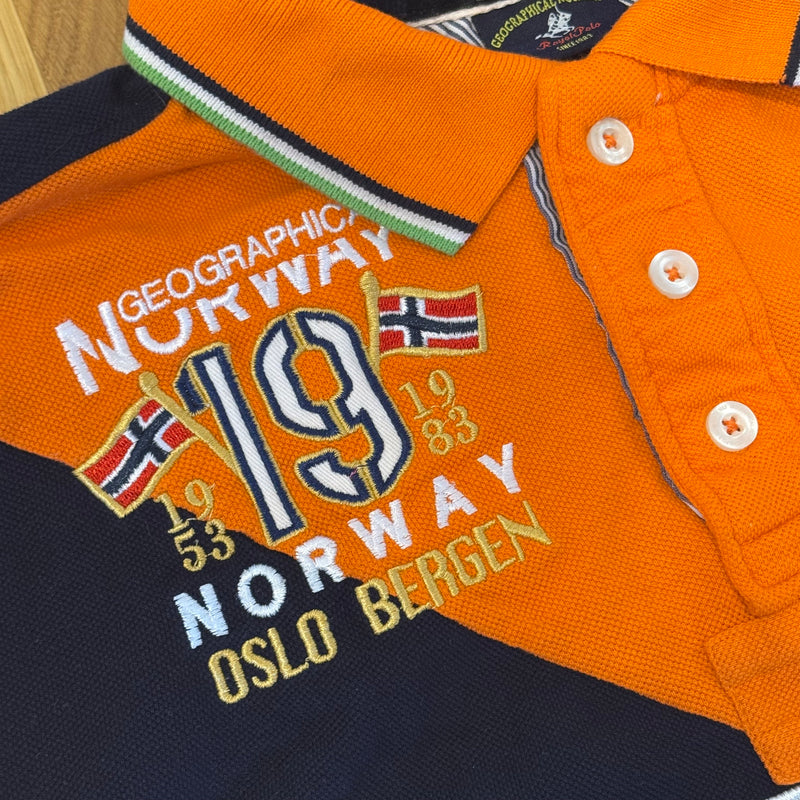 Detailansicht: Sourced limited accessories and clothes Geographical Norway royal polo streetwear – Logo, Nähte oder Material